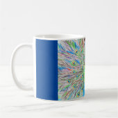 Mug Aquarelle Peacock peinture (Gauche)