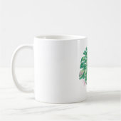 Mug Aquarelle Peinte à la main Feuilles Monstera (Gauche)