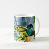 Mug Aquarelle peinture, jardin d'été et Lawanda (Devant droit)
