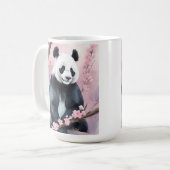 Mug Aquarelle Peinture Panda Ours (Devant gauche)