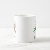 Mug Aquarelle personnalisée Colibri de Noël (Centre)