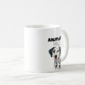 Mug Aquarelle personnalisée Dalmatie (Devant droit)