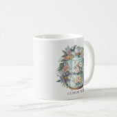 Mug Aquarelle personnalisée Floral (Devant droit)