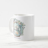Mug Aquarelle personnalisée Floral (Devant gauche)