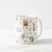 Mug Aquarelle personnalisée Jardin (Devant droit)