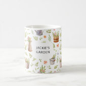 Mug Aquarelle personnalisée Jardin (Centre)