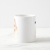 Mug Aquarelle personnalisée Poméranienne (Centre)