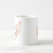 Mug Aquarelle personnalisée Sphynx chat (Centre)