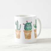 Mug Aquarelle personnalisée Sun Cactus (Devant droit)