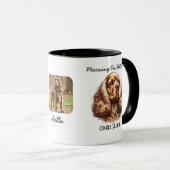 Mug Aquarelle Pet Cocker Spaniel Personnaliser (Devant droit)