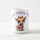 Mug Aquarelle petite girafe (Centre)