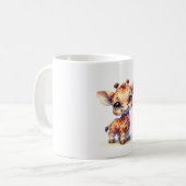Mug Aquarelle petite girafe (Devant gauche)