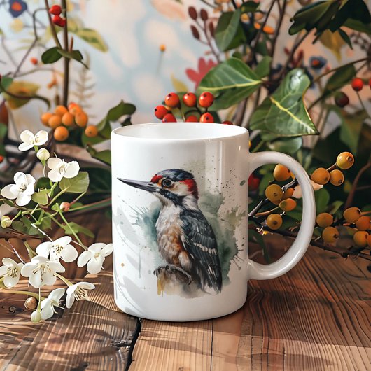 Mug Aquarelle Pic de forêt