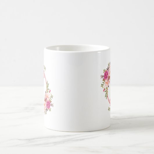 Mug Aquarelle Pink Florogram (Centre)