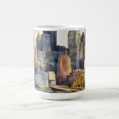 Mug Aquarelle Pittsburgh Cityscape (Centre)