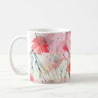 Mug Aquarelle Plantes Herbes Motif
