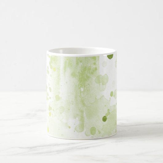 Mug Aquarelle Plaques Vert et Sage (Centre)