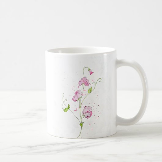 Mug Aquarelle Pois doux (Droite)