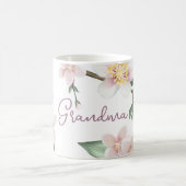 Mug Aquarelle Pomme fleurs grand (Centre)