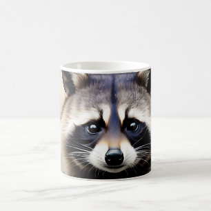 Mug Aquarelle Portrait Raccoon