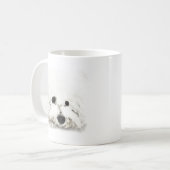 Mug Aquarelle principale artistique de Bichon (Devant gauche)