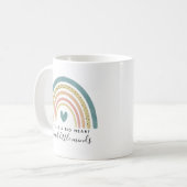 Mug Aquarelle Rainbow Appréciation de l'enseignant (Devant gauche)