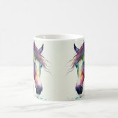 Mug Aquarelle Rainbow Horse (Centre)