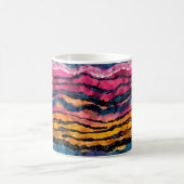Mug Aquarelle Rainbow Tiger rayures (Centre)