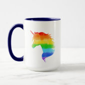 Mug Aquarelle Rainbow Unicorn (Gauche)