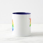 Mug Aquarelle Rainbow Unicorn (Centre)