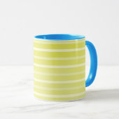 Mug aquarelle rayée (Devant droit)