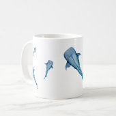 Mug Aquarelle requin (Devant gauche)