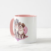 Mug Aquarelle romantique Art espagnol (Devant gauche)