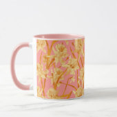 Mug Aquarelle romantique Daffodique (Gauche)