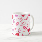 Mug Aquarelle romantique impression sans couture motif (Devant droit)