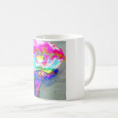 Mug Aquarelle rose Abstraite (Devant droit)
