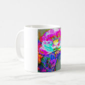 Mug Aquarelle rose Abstraite (Devant gauche)