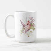 Mug Aquarelle rose Cockatoo Parrot (Gauche)