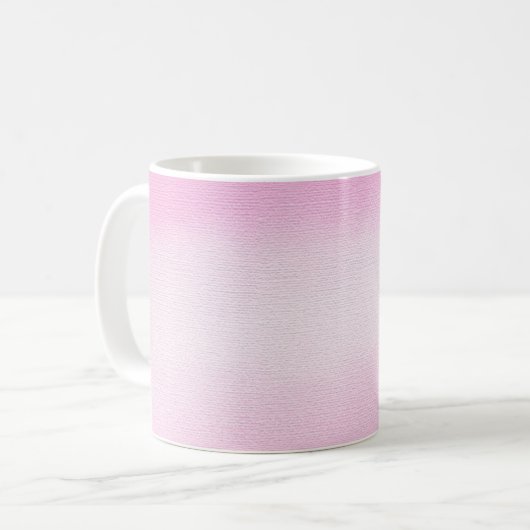 Mug Aquarelle rose communion (Devant gauche)