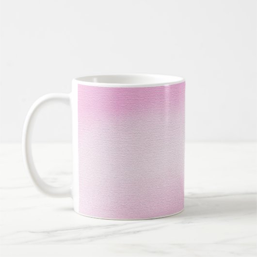 Mug Aquarelle rose communion (Gauche)