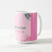 Mug Aquarelle rose Floral Ramadan Moubarak Sticker (Devant droit)