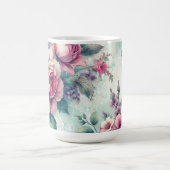 Mug Aquarelle Rose Florale (Centre)