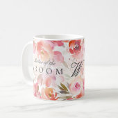 Mug Aquarelle Rose florale Mère de la chambre (Devant gauche)