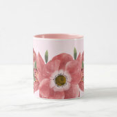 Mug Aquarelle rose Grand-mère florale (Centre)