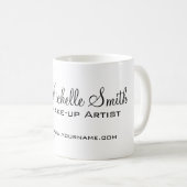 Mug Aquarelle rose lèvres maquillage marque (Devant droit)