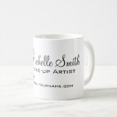 Mug Aquarelle rose lèvres maquillage marque (Devant droit)