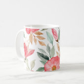 Mug Aquarelle rose Lilly (Devant gauche)