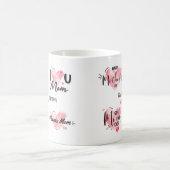 Mug Aquarelle rose Meilleure maman Tous les chants de  (Centre)