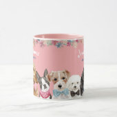 Mug Aquarelle rose mignonne Florale Meilleur Groomer d (Centre)