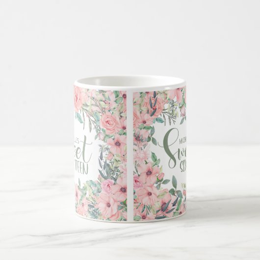 Mug Aquarelle rose pâle 16 (Centre)